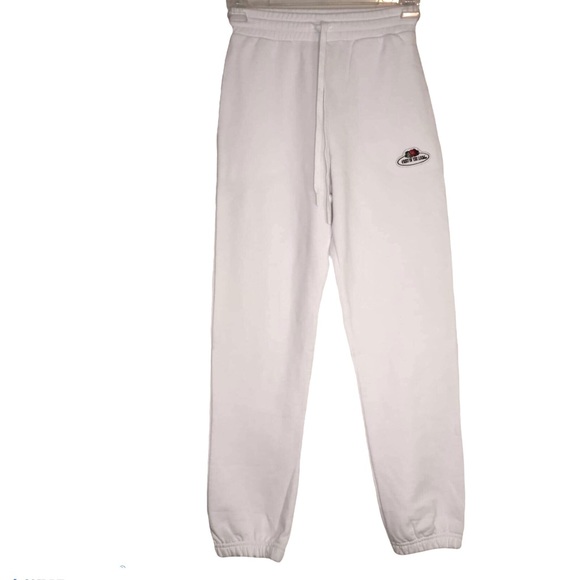 Zara Pants & Jumpsuits Zara Fruit Of The Loom White Slim Fit Sweat